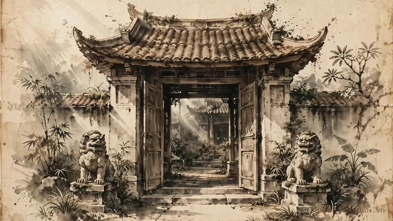 Minh họa mat tien - Cẩm nang phong thủy nhà ở