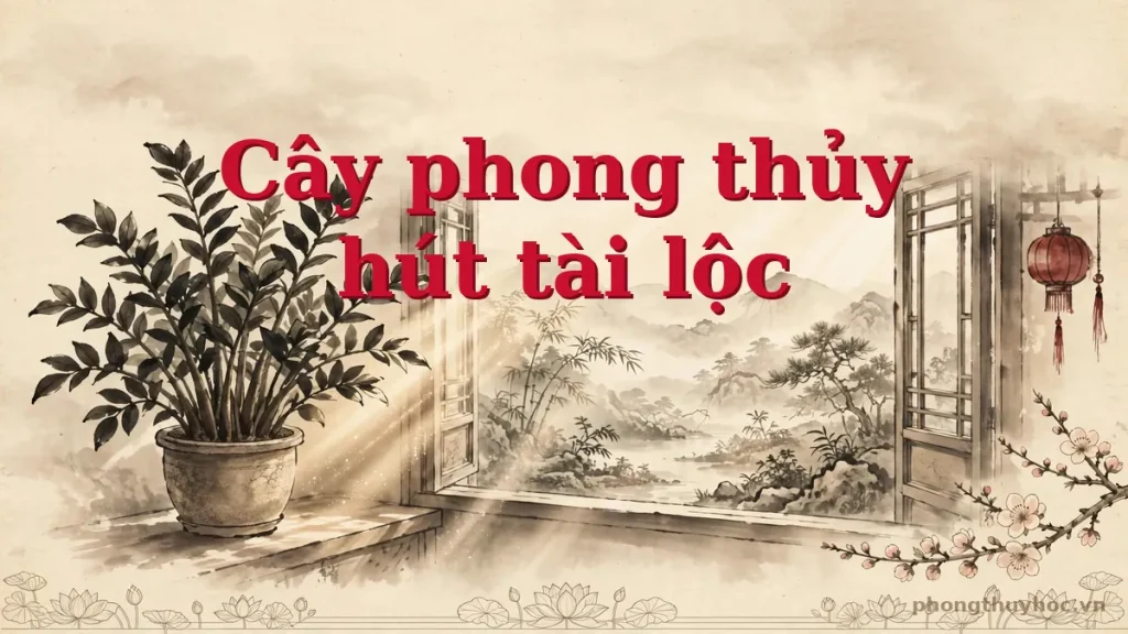 15 cây phong thủy trong nhà hút tài lộc theo mệnh