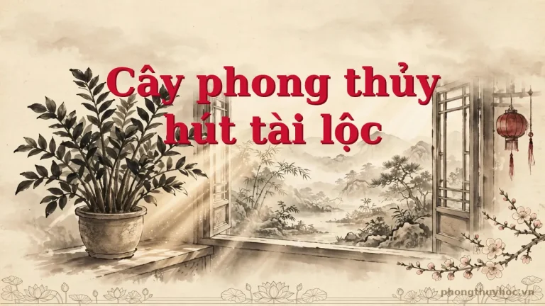 15 cây phong thủy trong nhà hút tài lộc theo mệnh