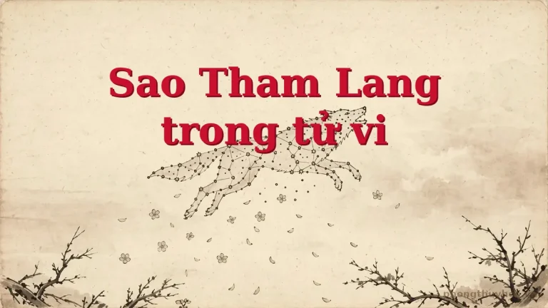 Sao Tham Lang: ý nghĩa và cách luận giải trong lá số