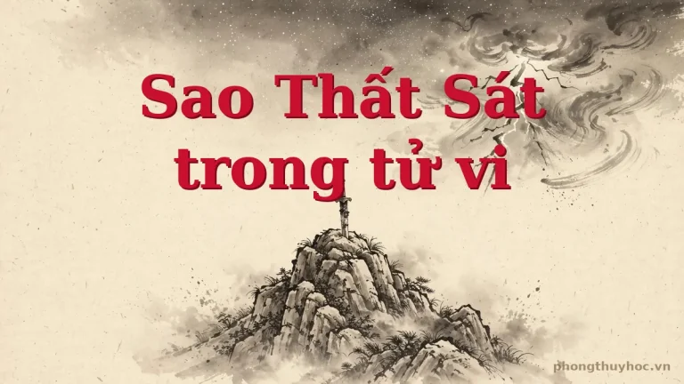 Sao Thất Sát: ý nghĩa và cách luận giải trong lá số