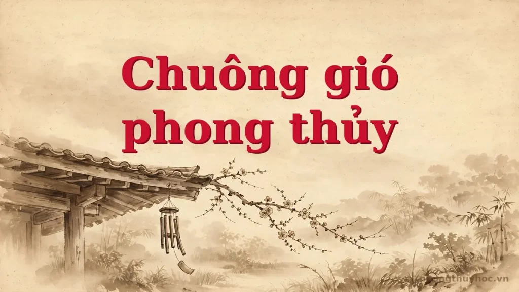 Chuông gió phong thủy