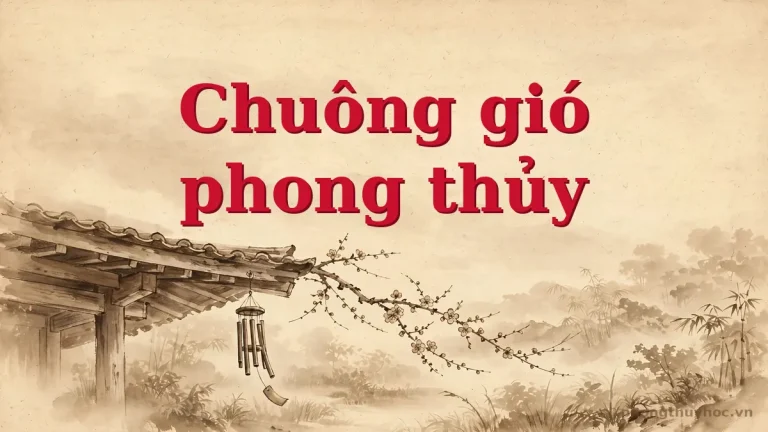 Chuông gió phong thủy