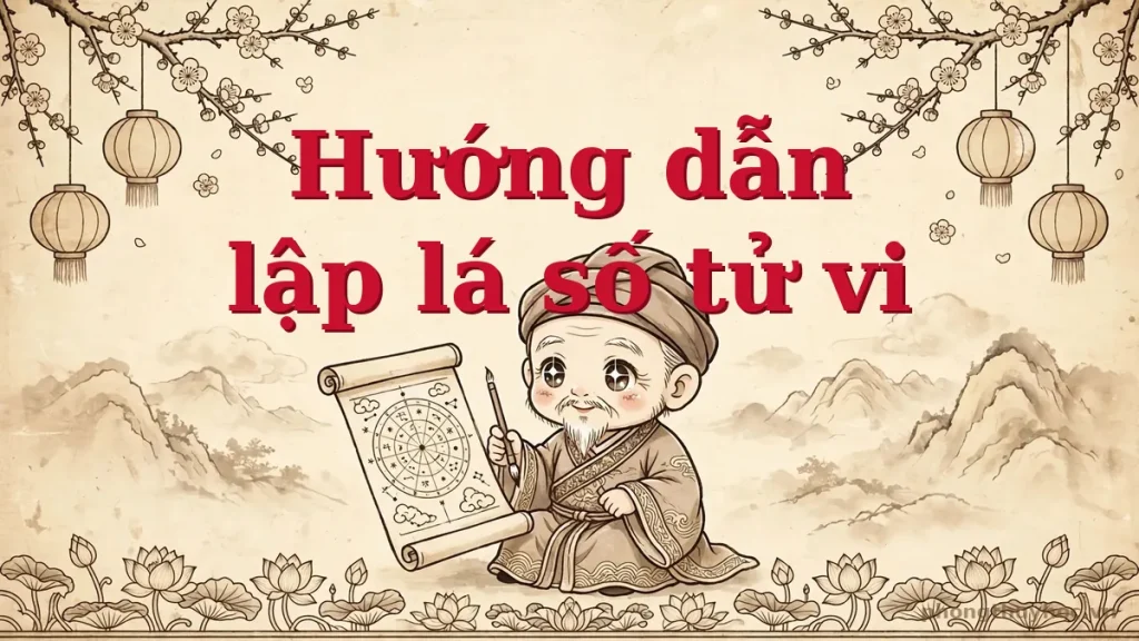 Hướng dẫn lập lá số tử vi online và cách luận giải cơ bản