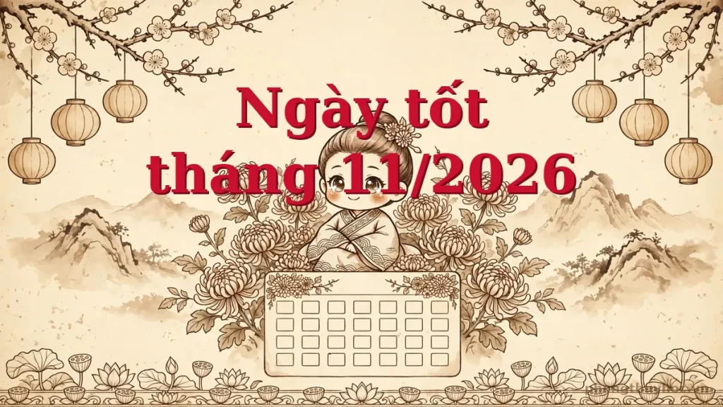 Ngày tốt tháng 11 năm 2026
