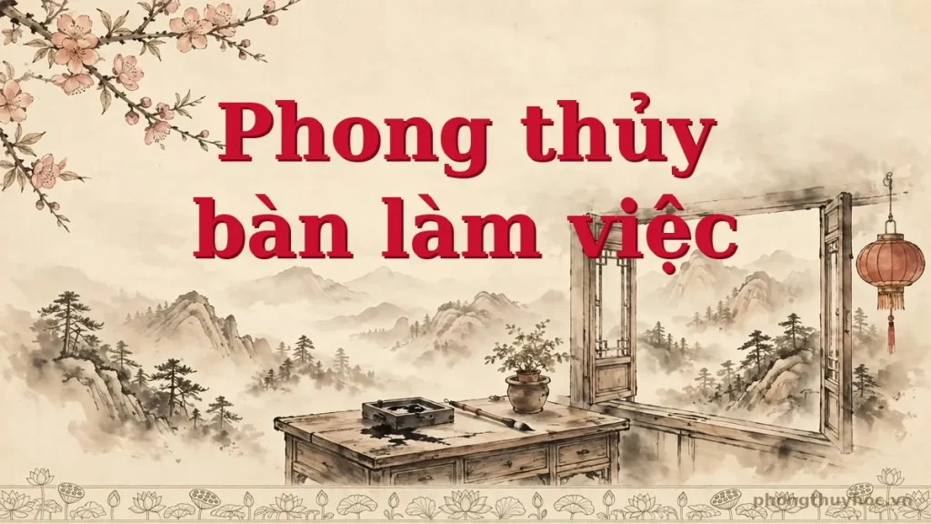 Phong thủy bàn làm việc