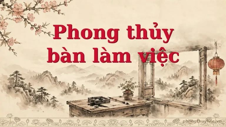 Phong thủy bàn làm việc