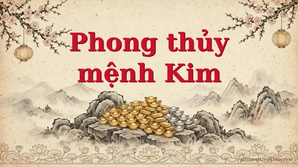Phong thủy cho người mệnh Kim