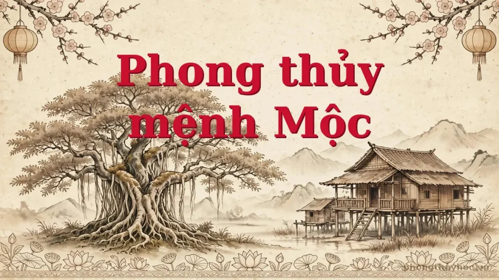 Phong thủy cho người mệnh Mộc
