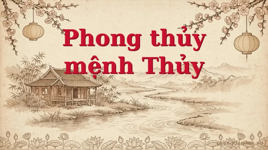 Phong thủy cho người mệnh Thủy