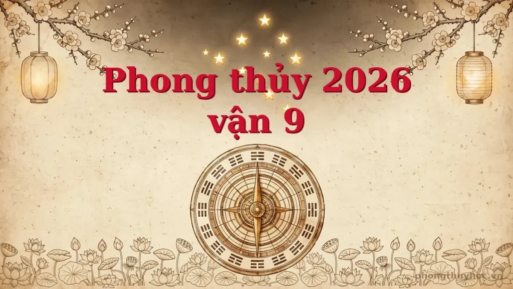 Phong thủy năm 2026 (vận 9)