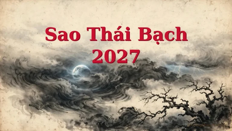 Sao Thái Bạch 2027