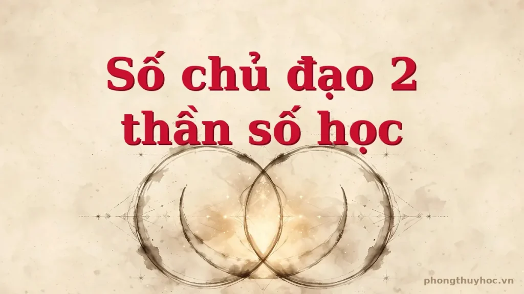 Số chủ đạo 2 trong thần số học