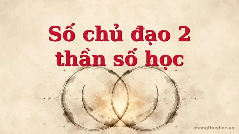 Số chủ đạo 2 trong thần số học