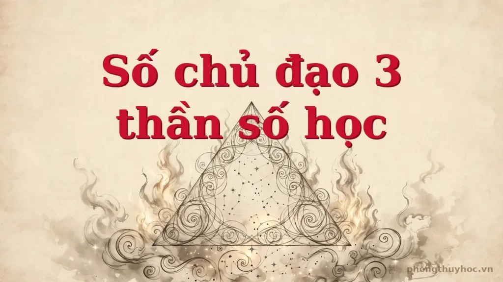 Số chủ đạo 3 trong thần số học