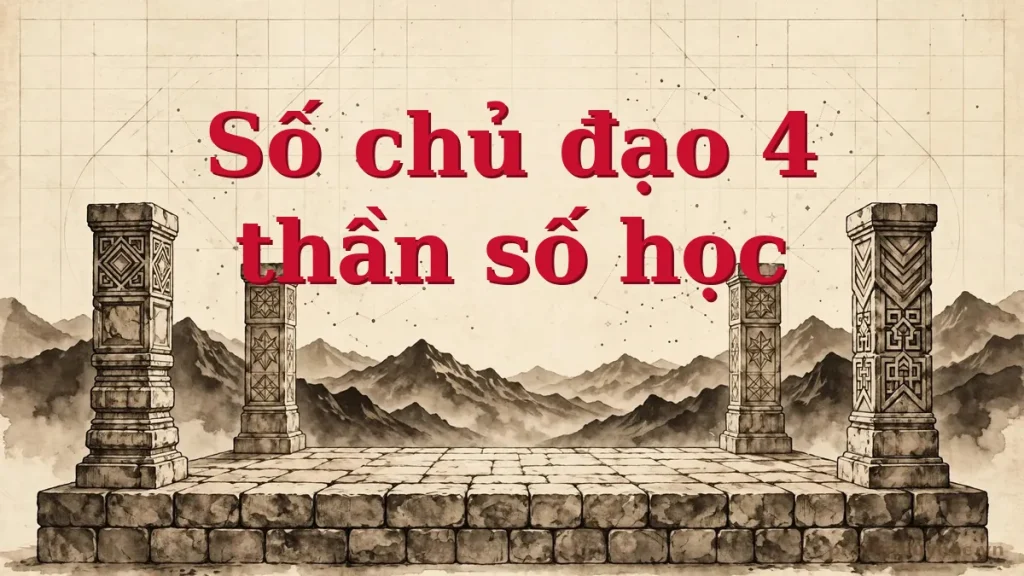 Số chủ đạo 4 trong thần số học