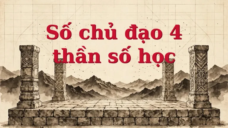 Số chủ đạo 4 trong thần số học