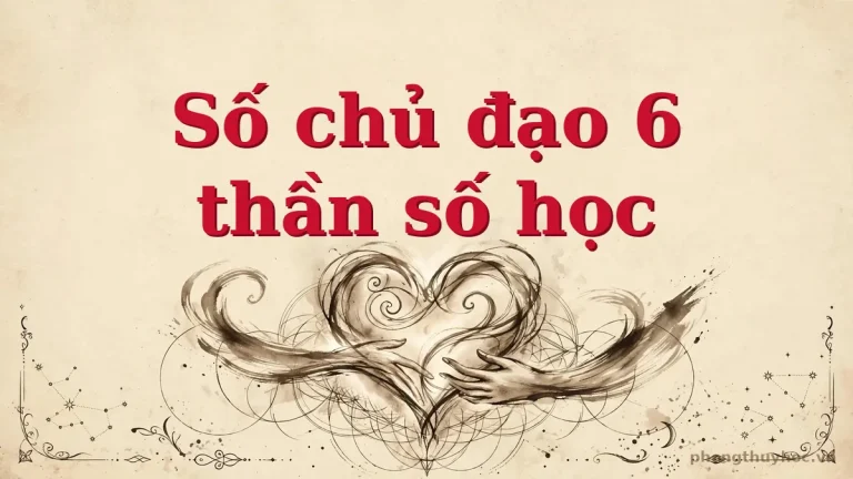 Số chủ đạo 6 trong thần số học