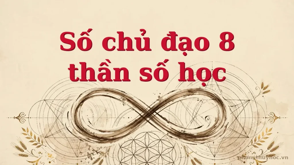 Số chủ đạo 8 trong thần số học