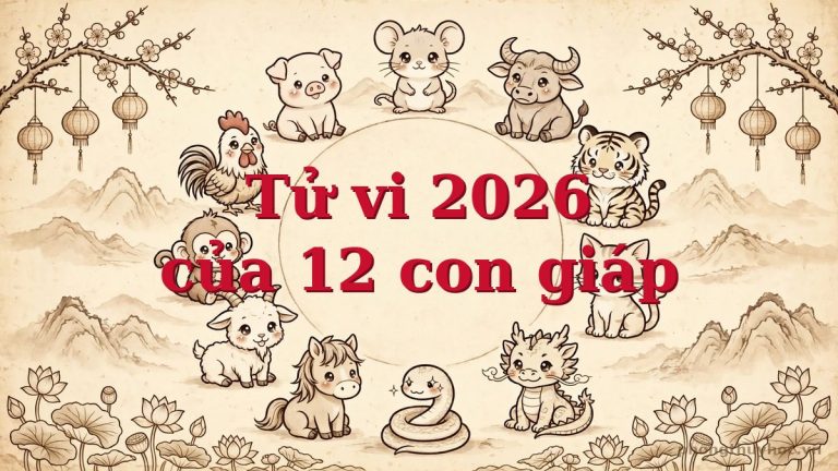 Tử vi 2026 của 12 con giáp