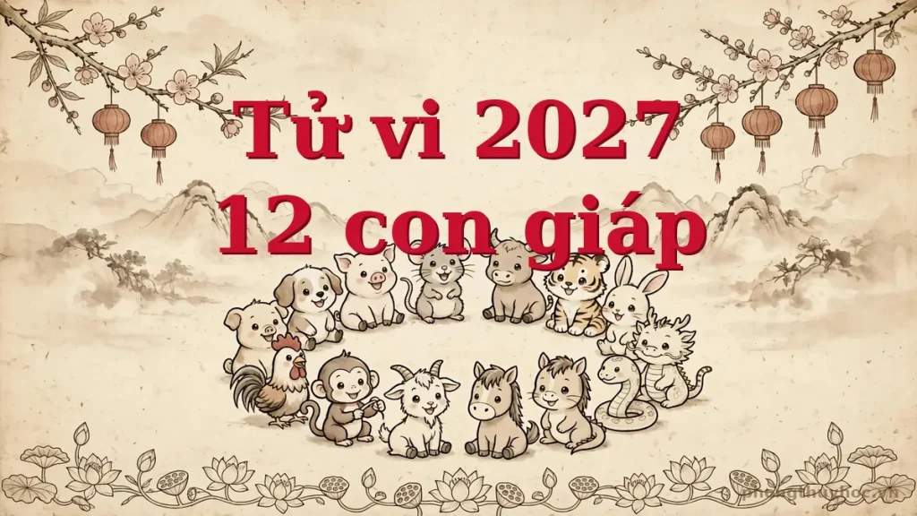 Tử vi 2027 của 12 con giáp