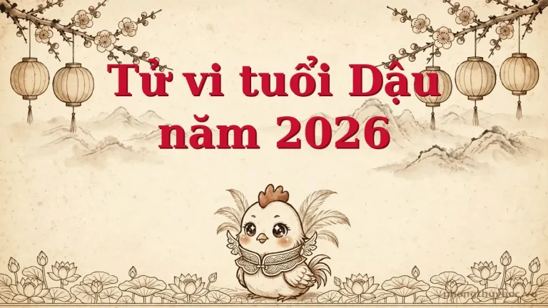 Tử vi tuổi Dậu năm 2026