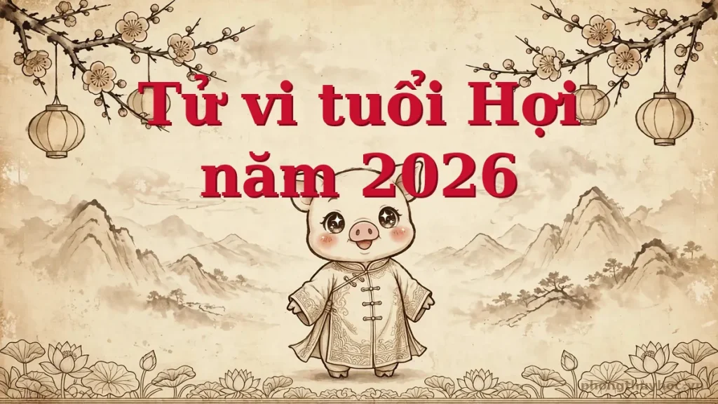 Tử vi tuổi Hợi năm 2026