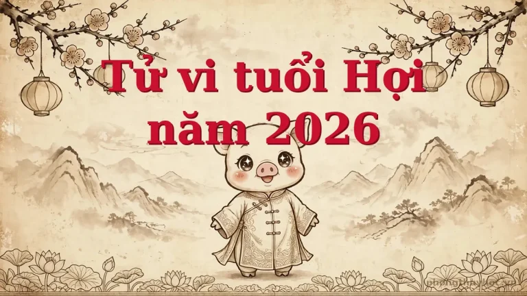 Tử vi tuổi Hợi năm 2026