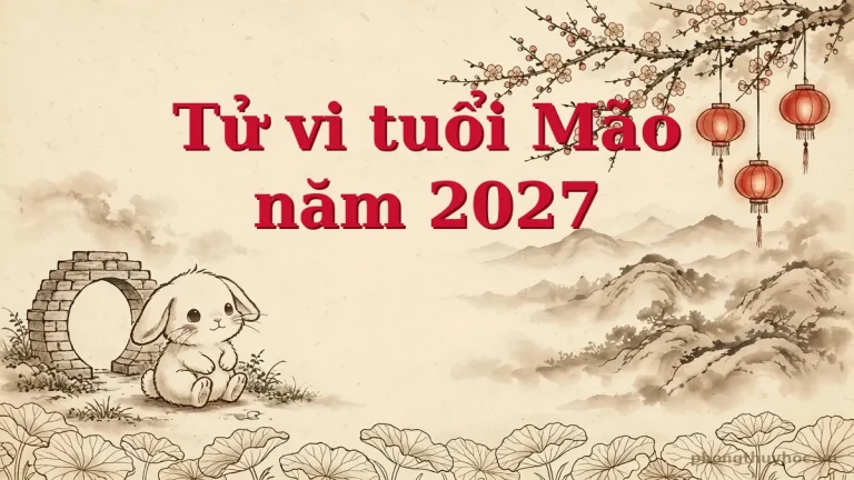Tử vi tuổi Mão năm 2027
