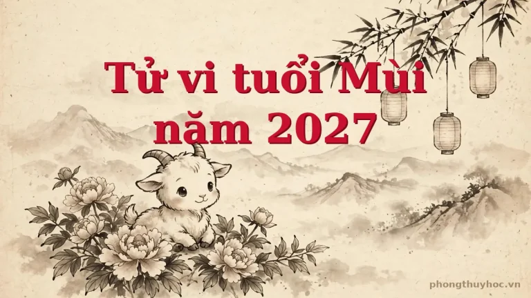 Tử vi tuổi Mùi năm 2027