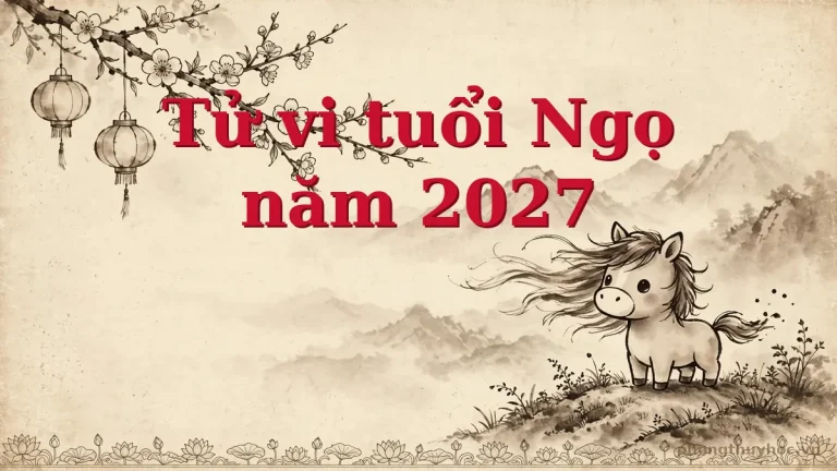 Tử vi tuổi Ngọ năm 2027