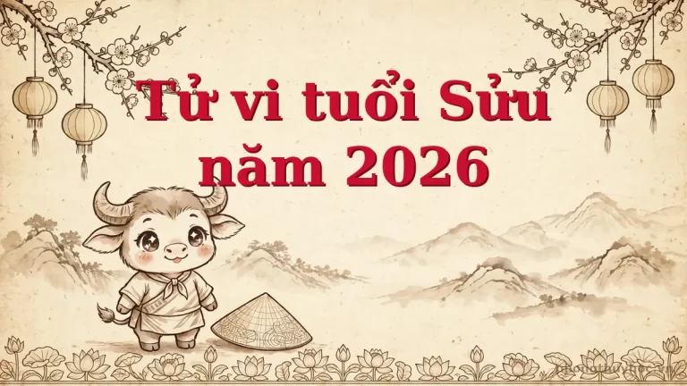 Tử vi tuổi Sửu năm 2026