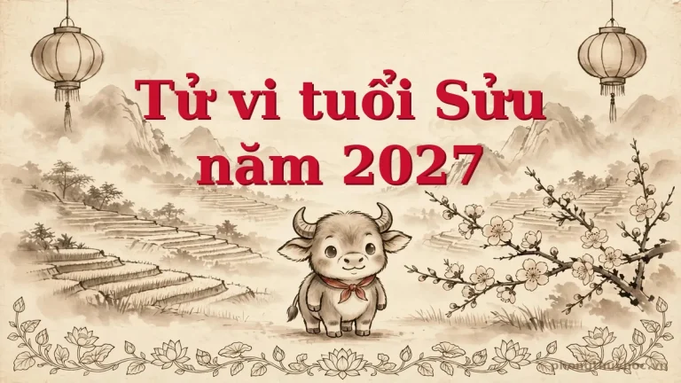 Tử vi tuổi Sửu năm 2027