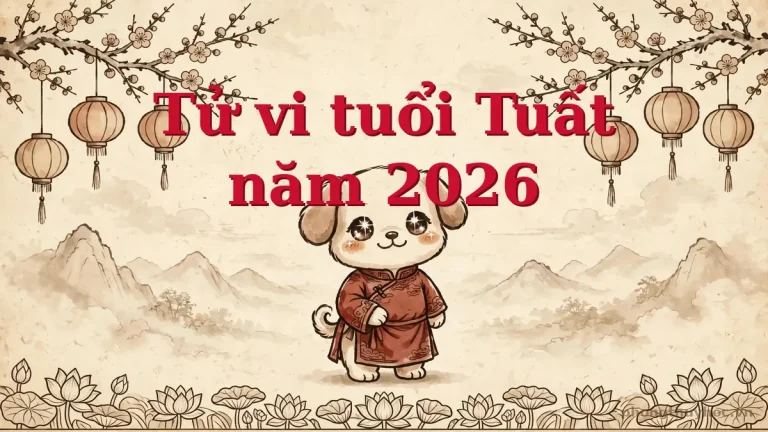 Tử vi tuổi Tuất năm 2026