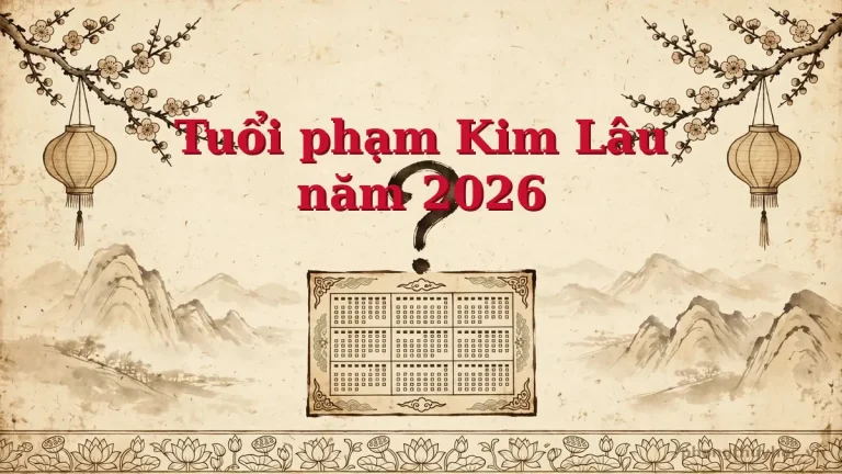Tuổi phạm Kim Lâu năm 2026