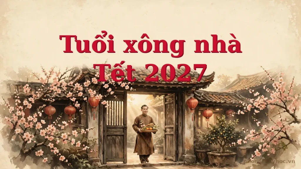Tuổi xông nhà, xông đất Tết Đinh Mùi 2027