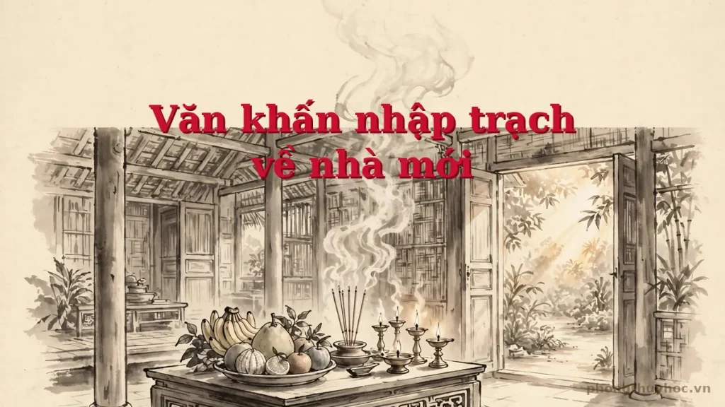 Văn khấn nhập trạch về nhà mới đầy đủ