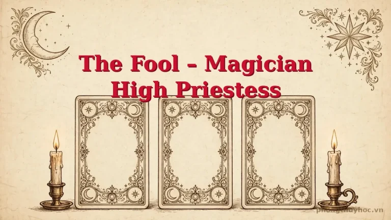 Ý nghĩa lá The Fool, The Magician, The High Priestess trong tarot