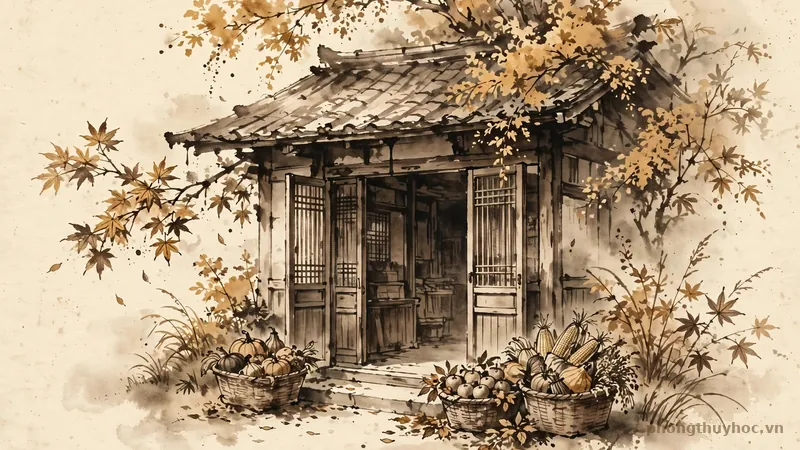 Minh họa mua thu