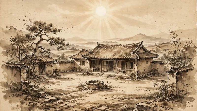 Minh họa huong nha - Phong thủy cho người mệnh Hỏa