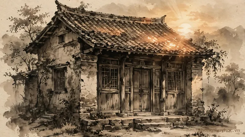 Minh họa huong nha - Phong thủy cho người mệnh Kim