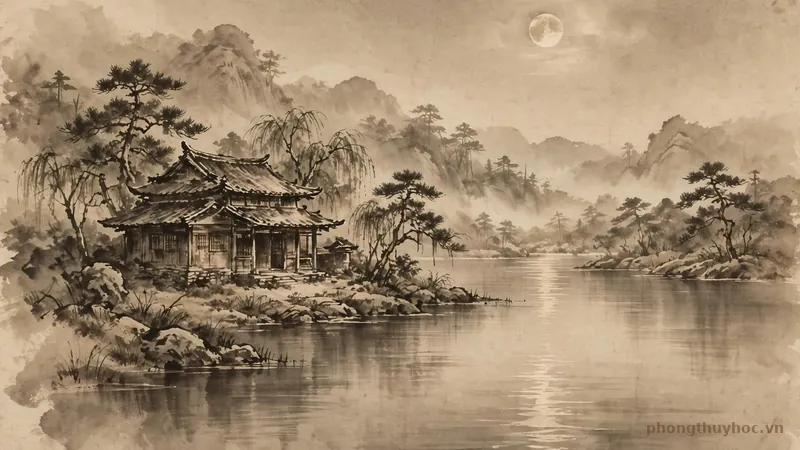 Minh họa huong nha - Phong thủy cho người mệnh Thủy